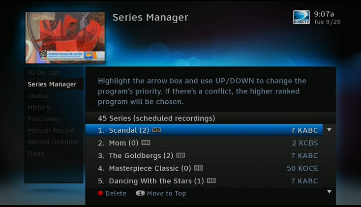 What Channel Is The World Series On On Directv A quick guide to the DIRECTV Series Manager - The Solid Signal Blog